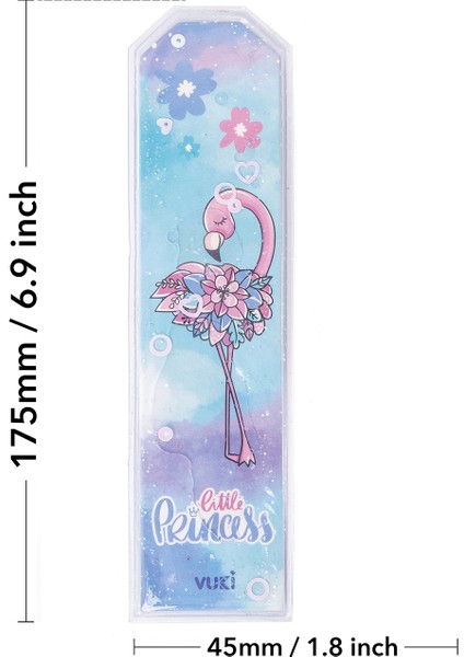 Flamingo Desenli Simli Sulu Kitap Ayracı fırsatları