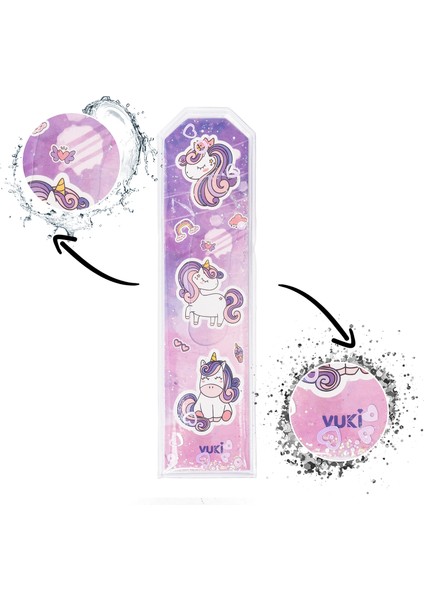 Unicorn Desenli Simli ve Sulu Kitap Ayracı fiyatları