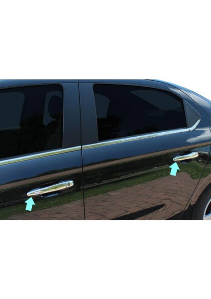 Kapı Kolu Krom 4 Kapı 301 Sd 2012 ve Sonrası Modeller Için modelleri