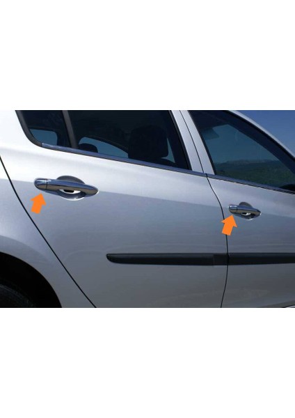 Kapı Kolu Krom 4 Kapı Clio Hb 2006-2011 Arası Modeller Için modelleri