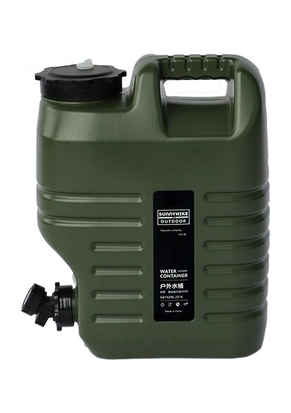 Açık Kamp Gıda Sınıfı 12L Su Depolama Kovası Taşınabilir Taşınabilir Su Depolama Kovası Musluklu Büyük Kapasite (Yurt Dışından)