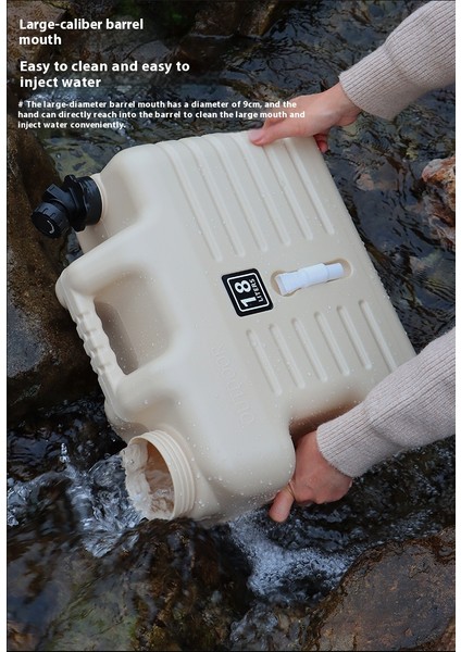 Açık Kamp Gıda Sınıfı 12L Su Depolama Kovası Taşınabilir Taşınabilir Su Depolama Kovası Musluklu Büyük Kapasite (Yurt Dışından) fiyatları