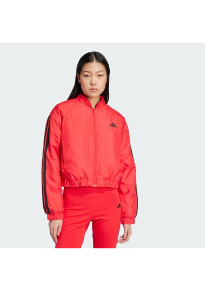 Sportswear JP1724 Essentials 3-Stripes Insulated Crop Bomber Jacket