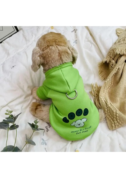 Sonbahar ve Kış Sevimli Köpek Hoodie