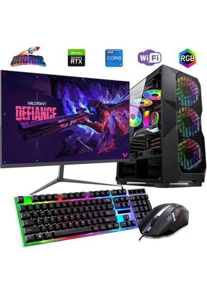 I5 13400F 32GB Ddr4 1tb M2 6gb RTX3050 24" Mon. Oyun Bilgisayarı
