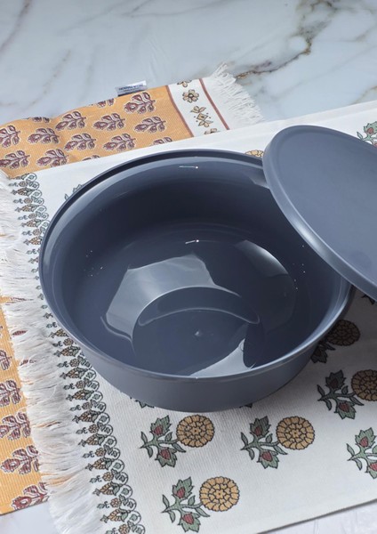 Soft Plastik Saklama Kabı - Mutfak Saklama Kutusu - 2 Litre, 23 cm - Gri modelleri