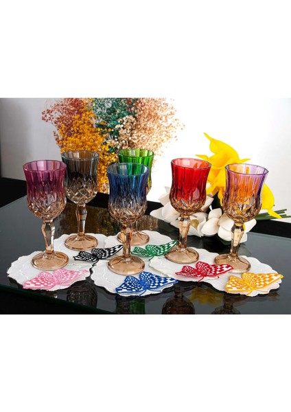 6'lı Leke Tutmaz Keten Sunum Peçetesi Seti – Çay, Kahve ve Kokteyl Servisleri İçin Şık Tasarım