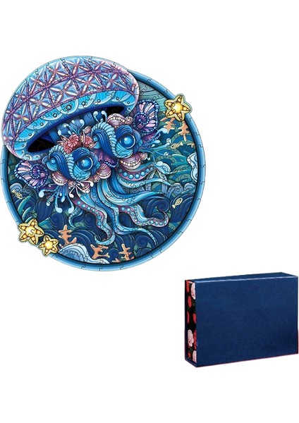 Büyük Şekilli Ahşap Puzzle Düzensiz Üç Boyutlu Hayvan Puzzle (Yurt Dışından)