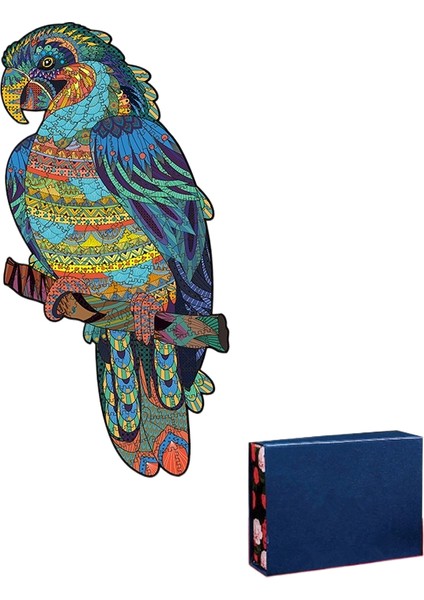 Büyük Şekilli Ahşap Puzzle Düzensiz Üç Boyutlu Hayvan Puzzle (Yurt Dışından)