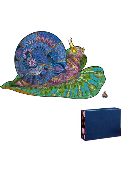 Büyük Şekilli Ahşap Puzzle Düzensiz Üç Boyutlu Hayvan Puzzle (Yurt Dışından)