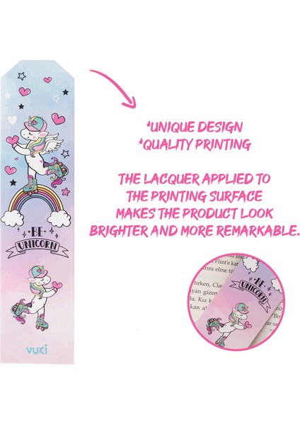 Unicorn Kağıt Kitap Ayracı fiyatları