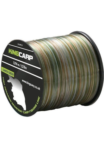 King Carp Yeşil Kamuflaj Misina 0.40 MM(20LBS) 576M 9kg Çeker