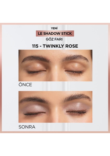 Le Shadow Stick Göz Farı - 115 Twinkly Rose