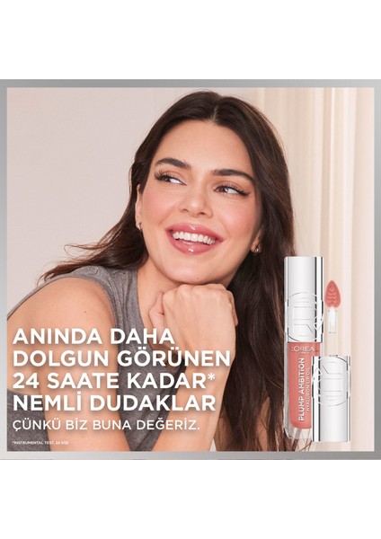 Plump Ambition Hyaluron Lip Oil Besleyici ve Nemlendirici Dudak Parlatıcısı - 510 La Nuit Sparkle