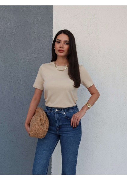 Likralı Flare Jean indirimleri