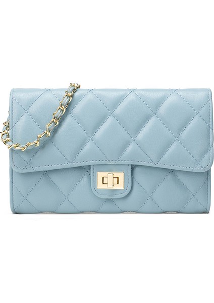 Moda Elmas Kafes Zincir Çanta Küçük Parfüm Tarzı Niş Çanta Kıdemli Anlamda Kadın Kış Yüz Bayanlar Crossbody Çanta (Yurt Dışından)