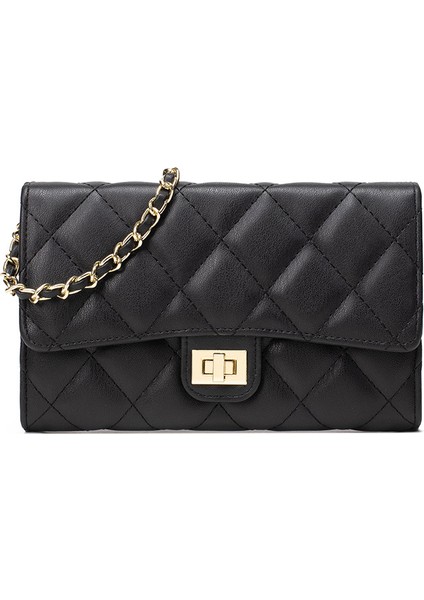 Moda Elmas Kafes Zincir Çanta Küçük Parfüm Tarzı Niş Çanta Kıdemli Anlamda Kadın Kış Yüz Bayanlar Crossbody Çanta (Yurt Dışından)