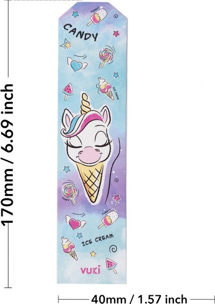 Unicorn Kağıt Kitap Ayracı