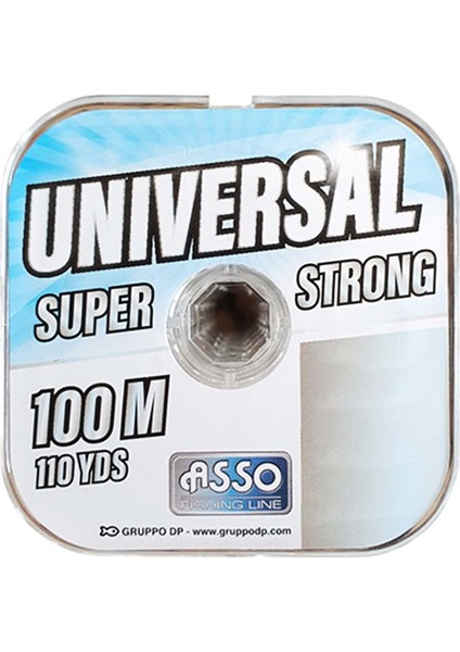 Universal 0.22 mm 100M Beyaz Monofilament Misina 3.2kg Çeker