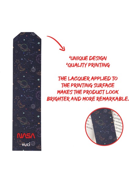 Astronot Desenli Kağıt Kitap Ayracı fiyatları