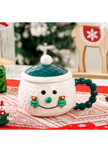 Kapaklı Noel Seramik Kupa – Kahve ve Su Için Ev Içme Kupası, Harika Noel Hediyesi Fikri (Yurt Dışından) fırsatları
