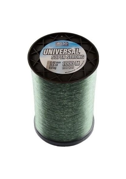 Universal 0.60 mm 1000M Yeşil Bobin Misina 18.6kg Çeker