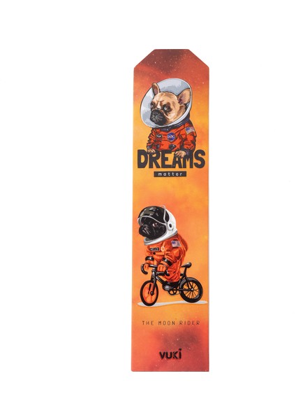 Köpek Desenli Kağıt Kitap Ayracı