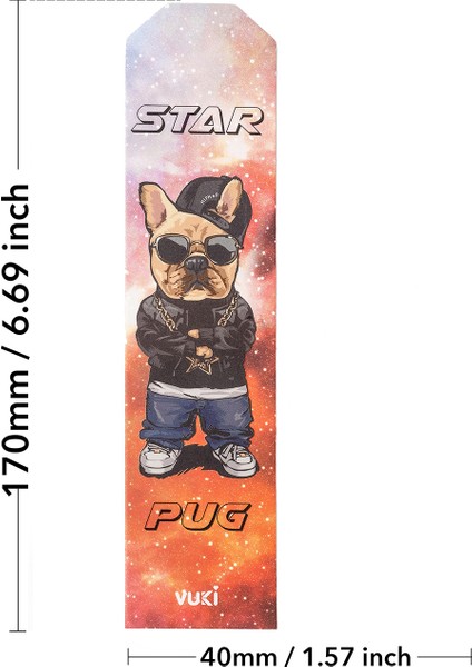 Köpek Desenli Kağıt Kitap Ayracı
