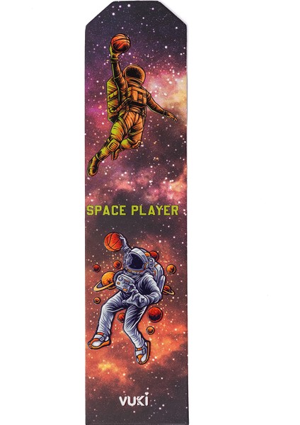 Astronot Desenli Kağıt Kitap Ayracı