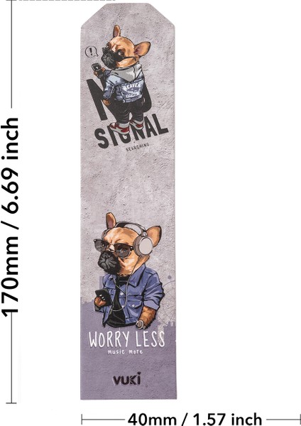 Köpek Desenli Kağıt Kitap Ayracı fırsatları