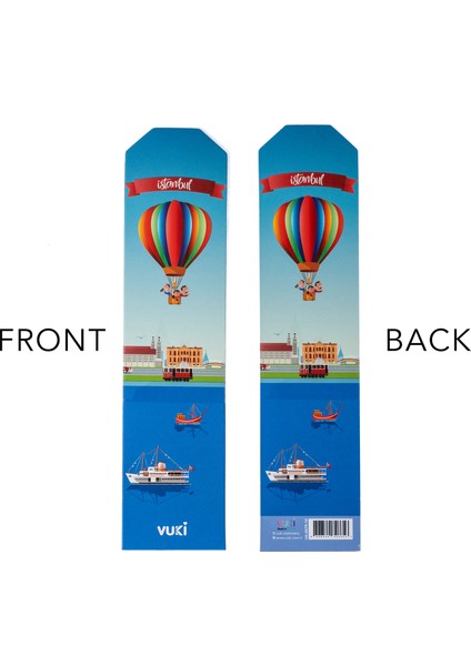 Istanbul Desenli Kağıt Kitap Ayracı indirimleri