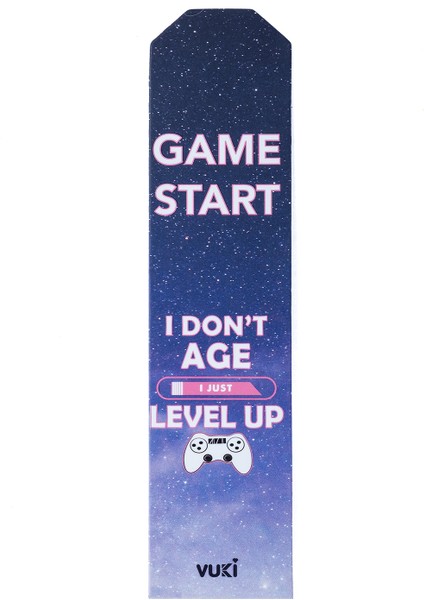 Backround Desenli Kağıt Kitap Ayracı