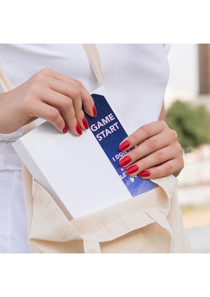 Backround Desenli Kağıt Kitap Ayracı modelleri