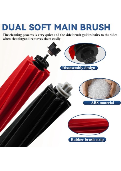 Zemin 3 Istasyon Robot Süpürge Ana Yan Fırça Bezleri (Yurt Dışından) indirimleri