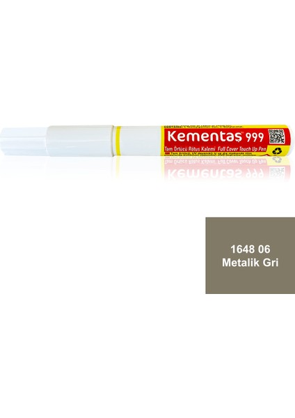 Tam Örtücü Rötuş Kalemleri 1648 06 (Kb) Metalik Gri Tam Örtücü Rötuş Kalemi