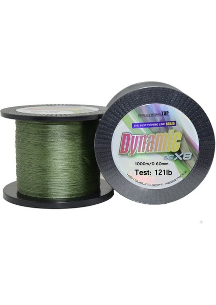 Dynamic Pe 1.50 mm 1000M Yeşil 8 Örgü Ipi Misina 95KG Çeker