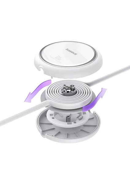 FREE2PULL Mini Makaralı Type-C To Type-C 100W Kablo 2 mt Beyaz indirimleri