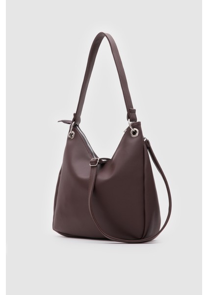 Oval Bigger Kadın Omuz Çantası Valerie Acı Kahve fiyatları