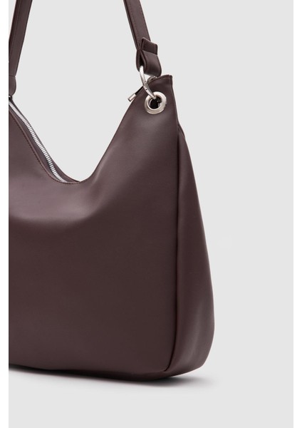 Oval Bigger Kadın Omuz Çantası Valerie Acı Kahve indirimleri