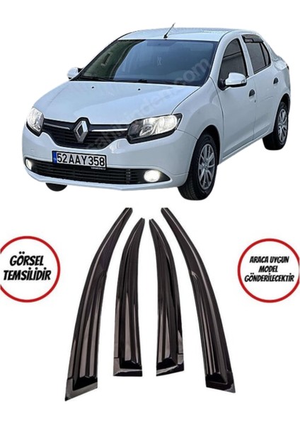 Renault Symbol 2013 Oto Rüzgarlık 4lü Takım
