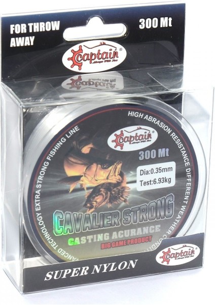 Cavalier Strong 0.40 Mm 300m Beyaz Monofilament Misina 18.20kg Çeker
