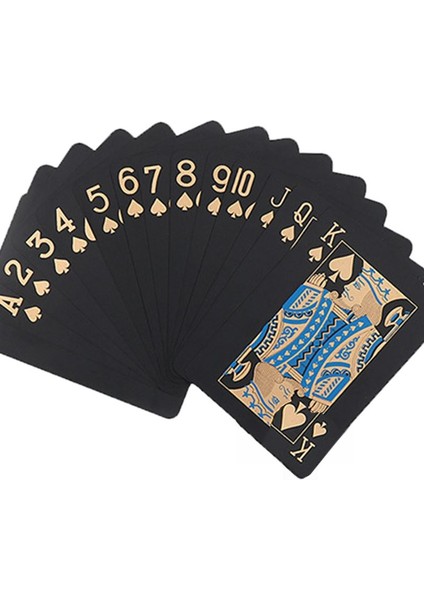 Siyah Gold Iskambil Kağıdı Plastik Su Geçirmez Oyun Kağıdı CIN953SR fiyatları