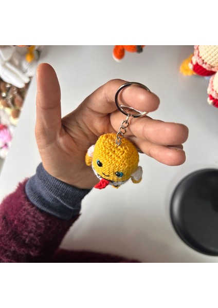 Amigurumi Sünger Bob / Elişi Anahtarlık / Pinterest