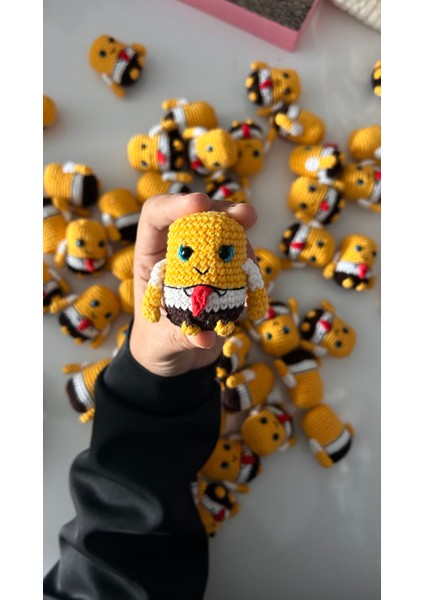 Amigurumi Sünger Bob / Elişi Anahtarlık / Pinterest