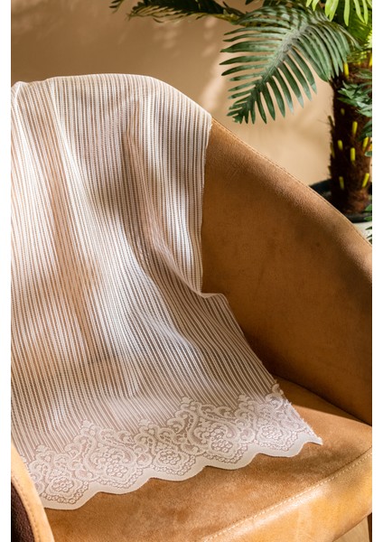 Kullanıma Hazır Jane Desen (1x2.5) Orta Pile Tül Perde fırsatları