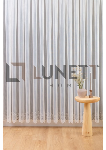 Kullanıma Hazır Jane Desen (1x3) Sık Pileli Tül Perde modelleri