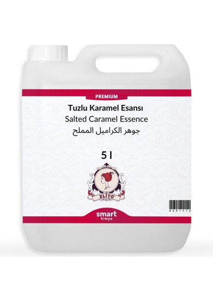 Premium Tuzlu Karamel Esansı 5 Litre