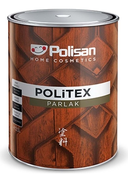 0,75 Lt Politex Vernikli Parlak Ahşap Koruyucu Siyah