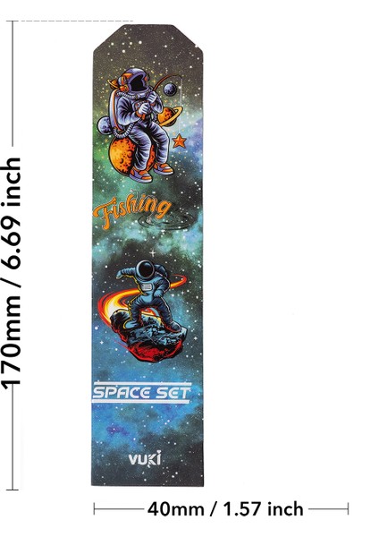 Astronot Desenli Kağıt Kitap Ayracı fırsatları