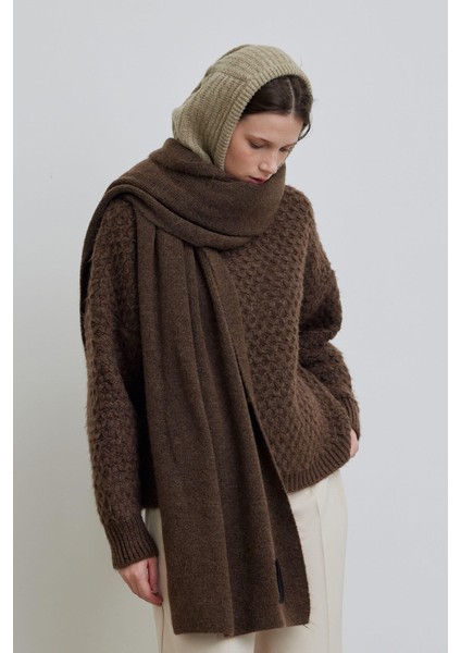 Cozy Yumuşak Dokulu Atkı Kahverengi fiyatları